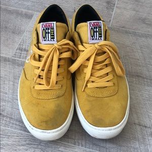 Vans size 9 men’s yellow paradoxxx